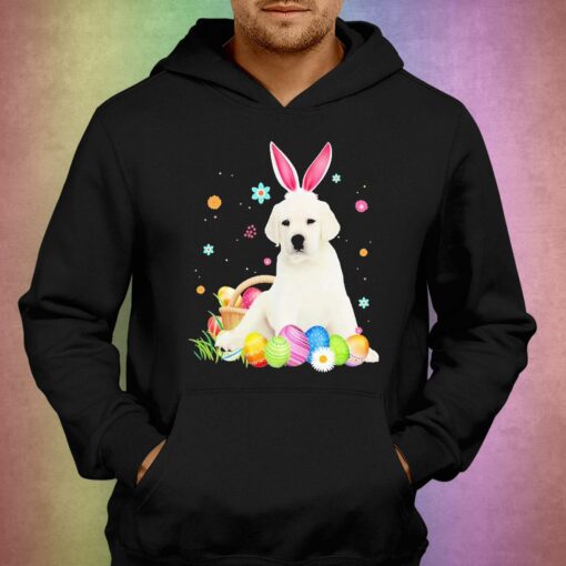 Bunny Egg White Labrador Happy Eas Shirt