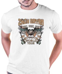 Burn Burn Burn Tour 2023 Zach Bryan Concert Shirt