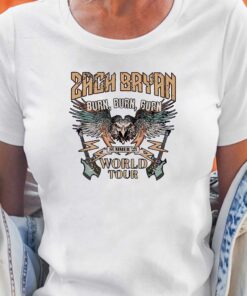 Burn Burn Burn Tour 2023 Zach Bryan Concert Shirt