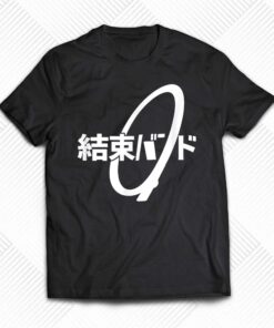 Cable Tie Kanji Hiragana Kessoku Band Rocker Band T-shirt Cable Tie Kanji Hiragana Kessoku Band Rocker Band T-shirt