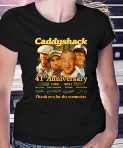 Caddyshack 41st Anniversary 1980 – 2021 Thank You For The Memories T-shirt Caddyshack 41st Anniversary 1980 – 2021 Thank You For The Memories T-shirt