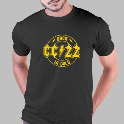 Caitlin Clark Back In Gold Cc 22 T-shirt