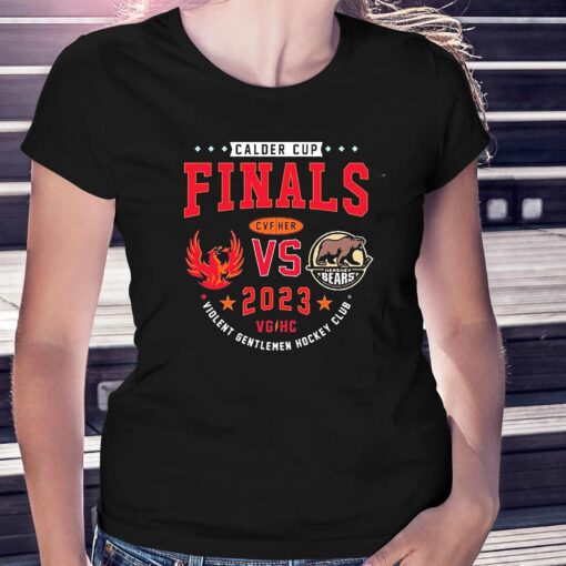 Calder Cup Final 2023 Hershey Bears Vs Coachella Valley Firebirds Violent Gentlemen Hockey Club Shirt