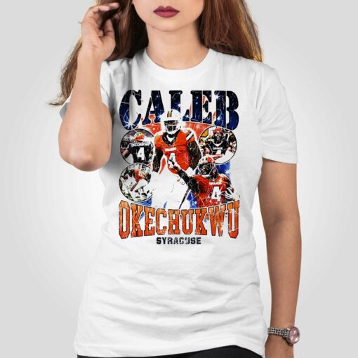 Caleb Okechukwu Syracuse Orange Football Vintage Shirt