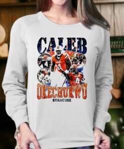 Caleb Okechukwu Syracuse Orange Football Vintage Shirt 4