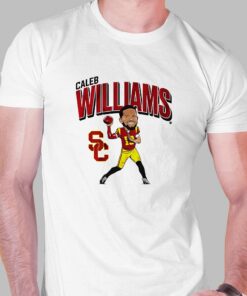 Caleb Williams Caricature Usc Trojans Football Shirt