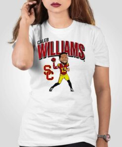 Caleb Williams Caricature Usc Trojans Football Shirt