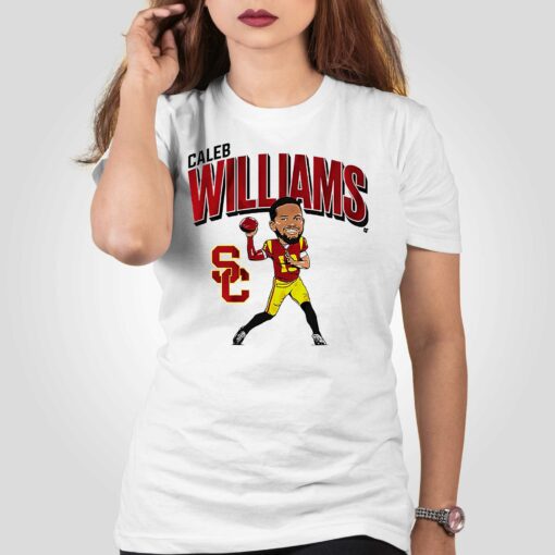 Caleb Williams Caricature Usc Trojans Football Shirt