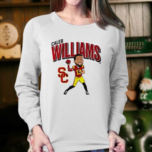 Caleb Williams Caricature Usc Trojans Football Shirt