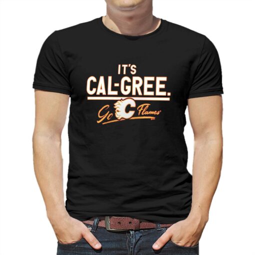 Calgary Flames Hometown Collection Push Ahead T-shirt