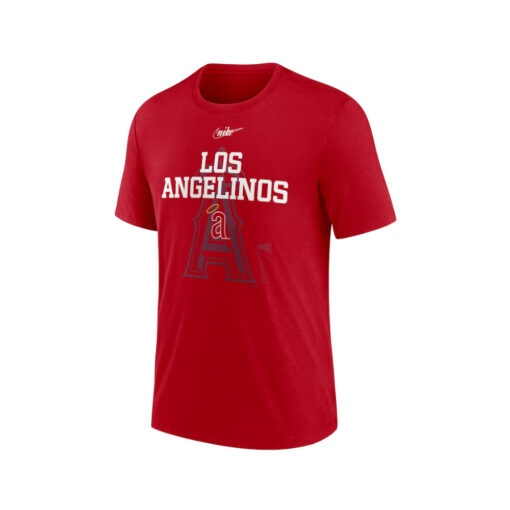 California Angels Nike Cooperstown Collection Rewind Retro Tri-blend T-shirt