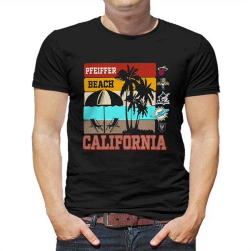 California Pfeiffer Beach Sports Team Logo Shirt