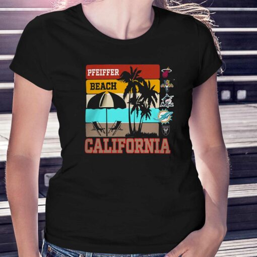 California Pfeiffer Beach Sports Team Logo Shirt