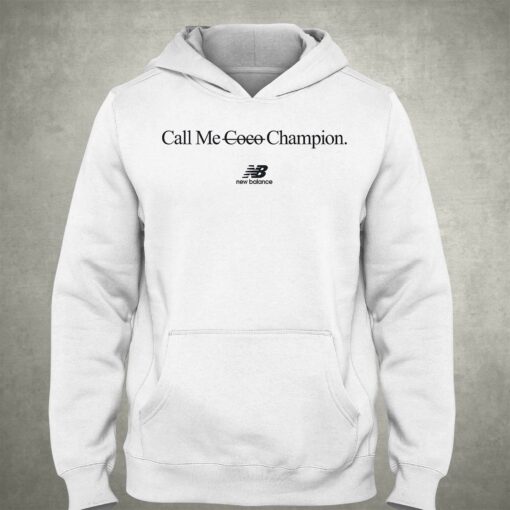 Call Me Coco Champion Shirt Hoodie Sweatshirt Coco Gauff Coach Shirt Call Me Coco T Shirt