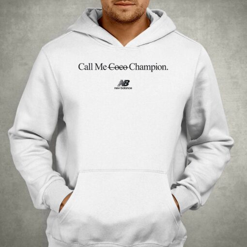 Call Me Coco Champion Shirt New Balance Coco Gauff Champion T-shirt