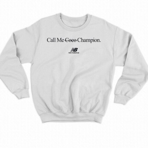 Call Me Coco Champion Shirt New Balance Coco Gauff Champion T-shirt