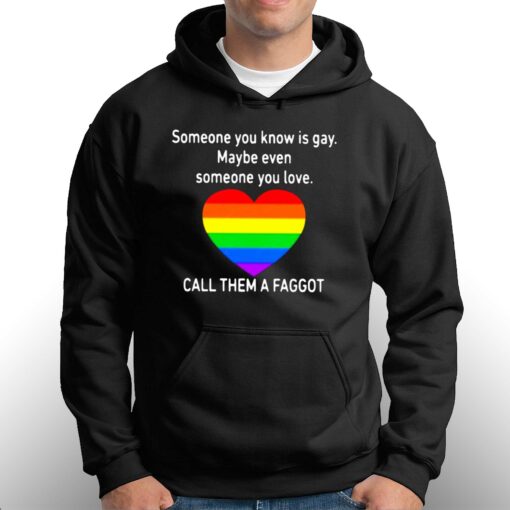 Call Them A Faggot Pride T-shirt