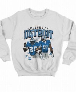 Calvin Johnson And Barry Sanders Legends Of Detroit Lions Shirt 4
