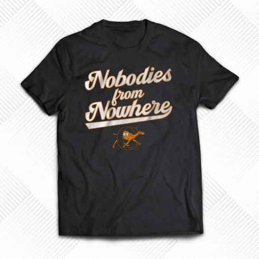 Campbell Baseball Nobodies From Nowhere T-shirt