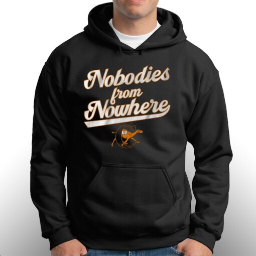 Campbell Baseball Nobodies From Nowhere T-shirt