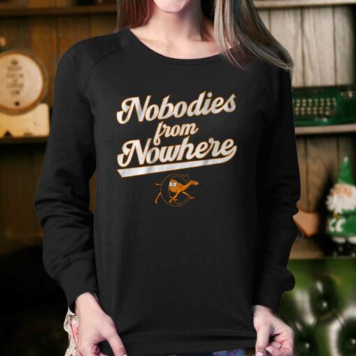 Campbell Baseball Nobodies From Nowhere T-shirt