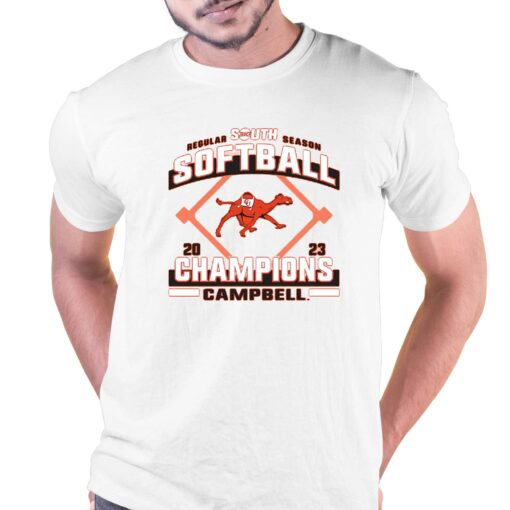 Campbell Fighting Camels 2023 Big South Softball Regular Season Champions T-shirt