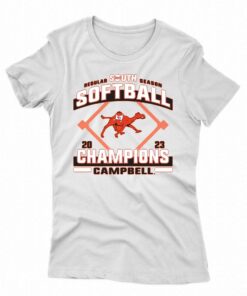 Campbell Fighting Camels 2023 Big South Softball Regular Season Champions T-shirt