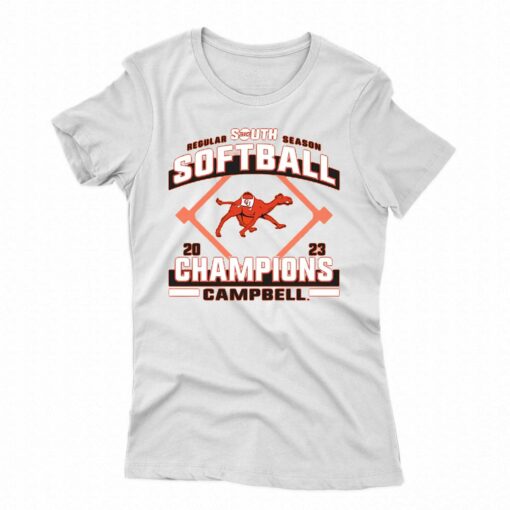 Campbell Fighting Camels 2023 Big South Softball Regular Season Champions T-shirt