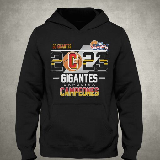 Campeones Gigantes De Carolina Bsn 2023 Shirt