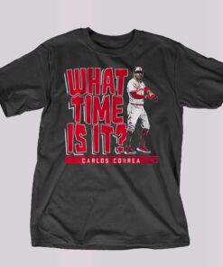 Carlos Correa What Time Is It Minnesota Shirt Carlos Correa What Time Is It Minnesota Shirt