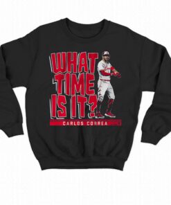 Carlos Correa What Time Is It Minnesota Shirt 4