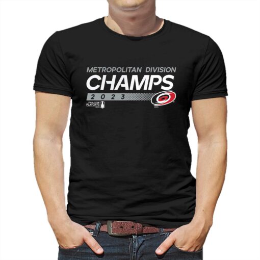 Carolina Hurricanes 2023 Metropolitan Division Champions T-shirt