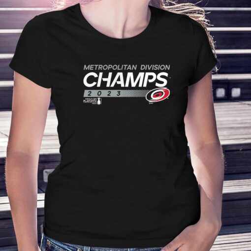 Carolina Hurricanes 2023 Metropolitan Division Champions T-shirt