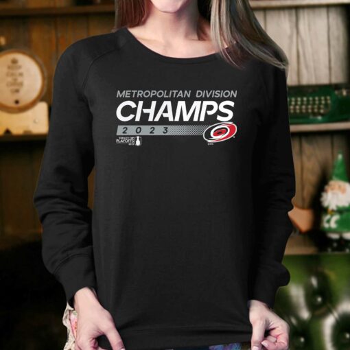 Carolina Hurricanes 2023 Metropolitan Division Champions T-shirt