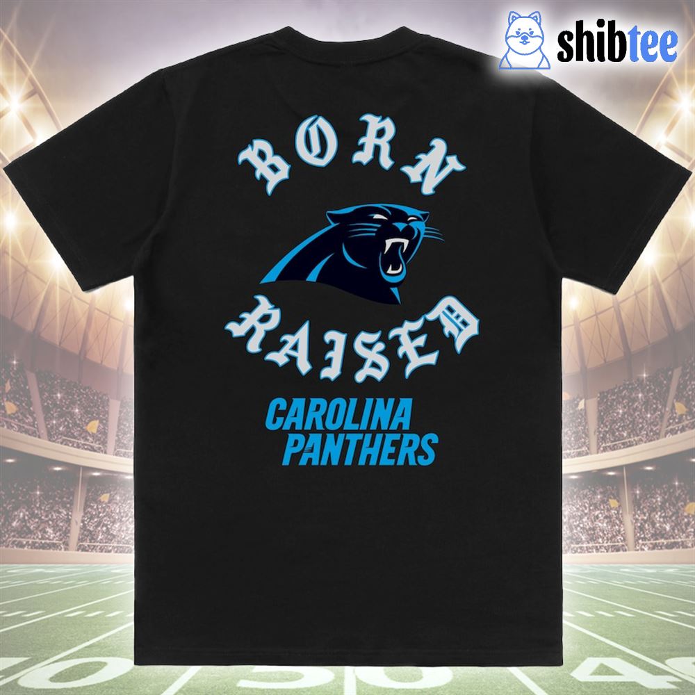 Carolina Panthers Born X Raised Unisex T-shirt Carolina Panthers Born X Raised Unisex T-shirt