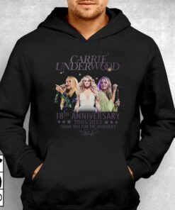 Carrie Underwood 18th Anniversary 2005 2023 Thank You For The Memories T shirt 3