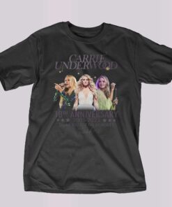 Carrie Underwood 18th Anniversary 2005 2023 Thank You For The Memories T shirt 4