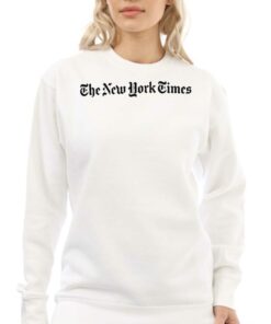Carries Wearing New York Times T shirt 4