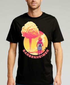Cartoon Style 2023 Barbenheimer Barbie Oppenheimer T-shirt Cartoon Style 2023 Barbenheimer Barbie Oppenheimer T-shirt