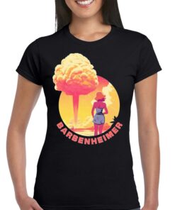 Cartoon Style 2023 Barbenheimer Barbie Oppenheimer T-shirt Cartoon Style 2023 Barbenheimer Barbie Oppenheimer T-shirt