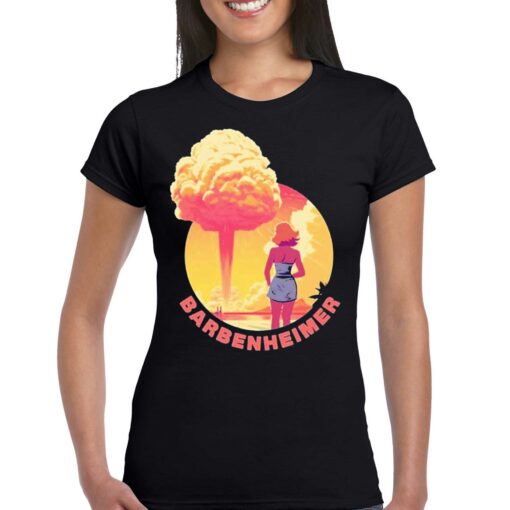 Cartoon Style 2023 Barbenheimer Barbie Oppenheimer T-shirt