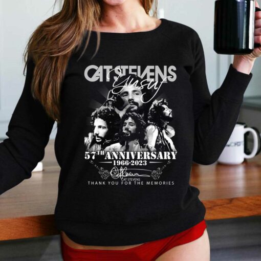 Cat Stevens 57th Anniversary 1966 – 2023 Thank You For The Memories T-shirt