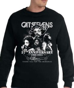 Cat Stevens 57th Anniversary 1966 2023 Thank You For The Memories T shirt 4