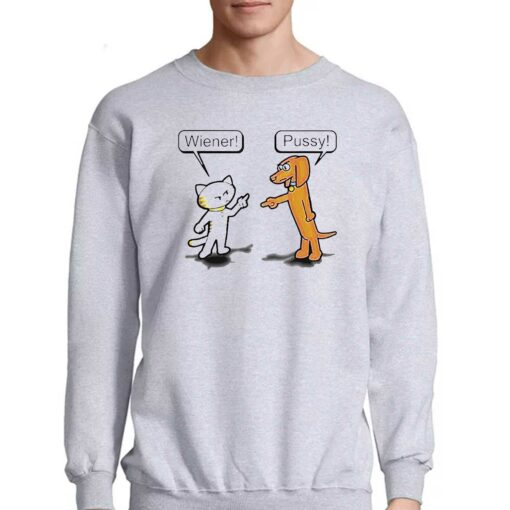 Cat Wiener Dog Pussy Shirt