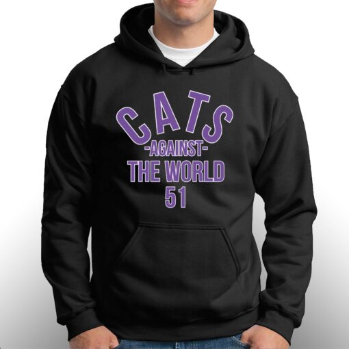 Cats Against The World 51 Pat Fitzgerald Shirt