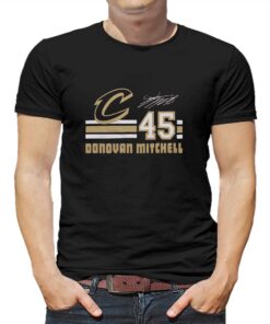 Cavs Donovan Mitchell Signature Jersey T-shirt Cavs Donovan Mitchell Signature Jersey T-shirt