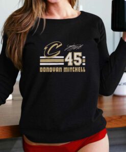 Cavs Donovan Mitchell Signature Jersey T-shirt Cavs Donovan Mitchell Signature Jersey T-shirt