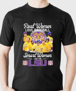 Champions Real Women Love Baseball Smart Women Love The Lsu Tigers Signature Shirt Champions Real Women Love Baseball Smart Women Love The Lsu Tigers Signature Shirt