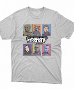 Character Boxes Guardians Of The Galaxy Volume 3 T-shirt Character Boxes Guardians Of The Galaxy Volume 3 T-shirt