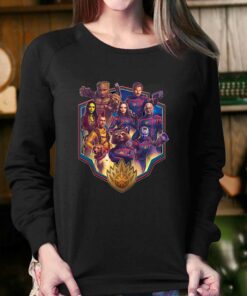 Character Shield Collage Guardians Of The Galaxy Volume 3 T-shirt 3 Character Shield Collage Guardians Of The Galaxy Volume 3 T shirt 4